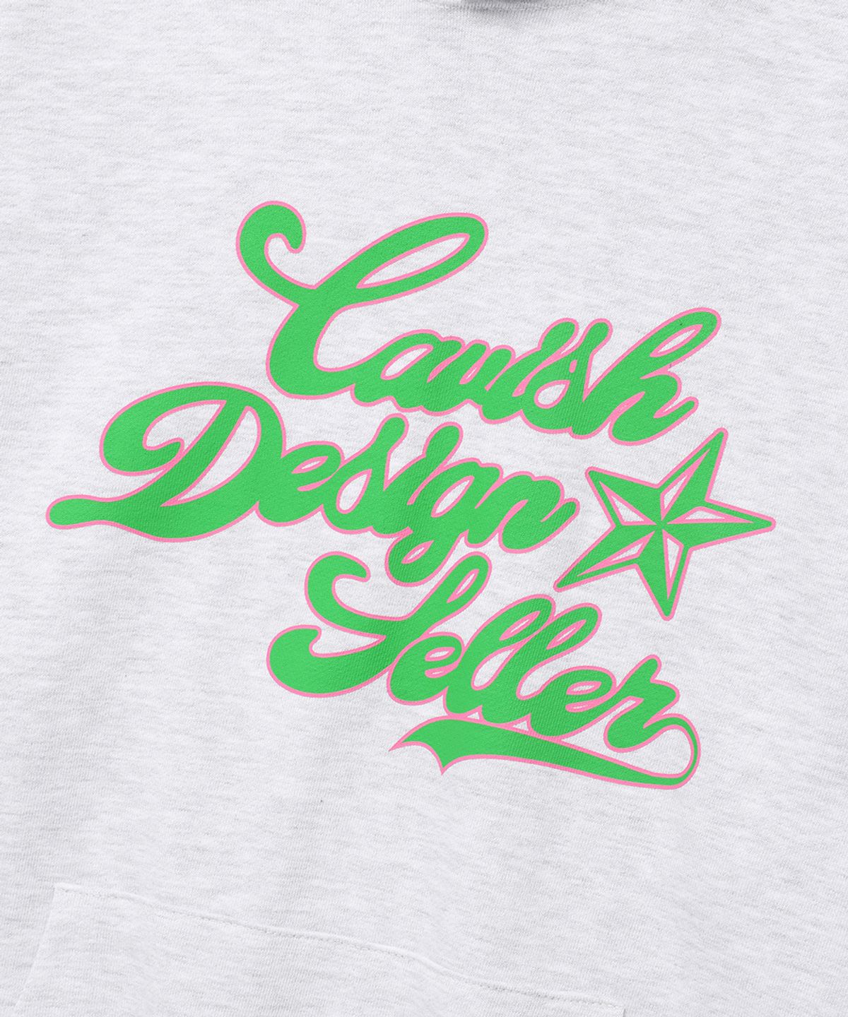 카비시(CAVISH) BASEBALL TEAM HOODIE  LIGHT GREY(CV2EFUM405A)