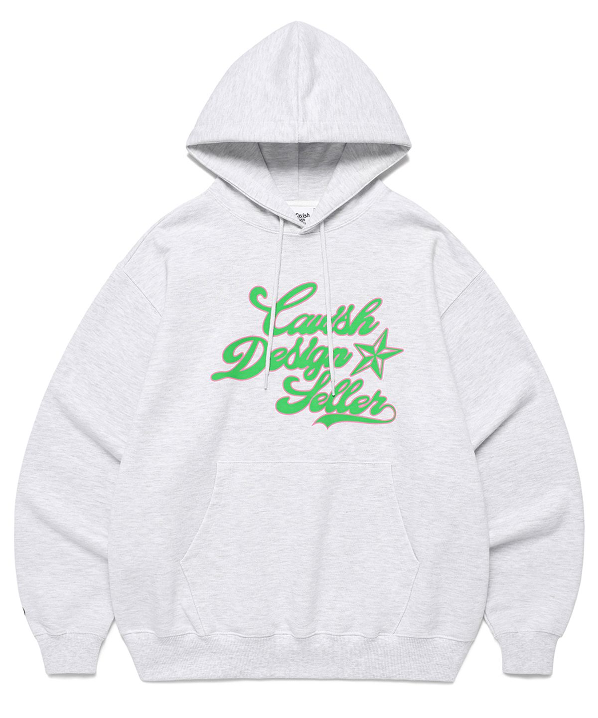 카비시(CAVISH) BASEBALL TEAM HOODIE  LIGHT GREY(CV2EFUM405A)