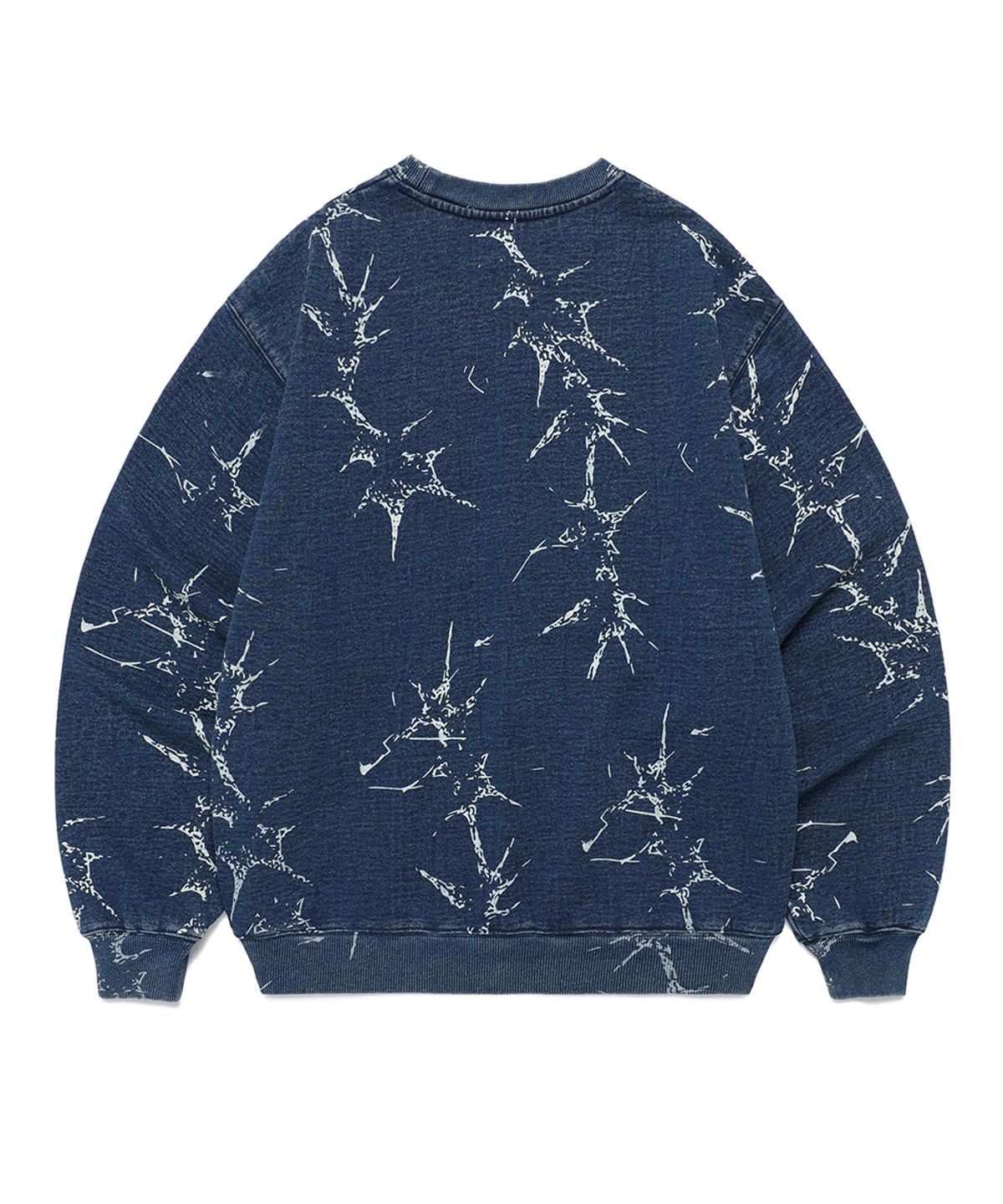 카비시(CAVISH) WASHED DENIM SWEATSHIRT BLUE(CV2EFUM445A)