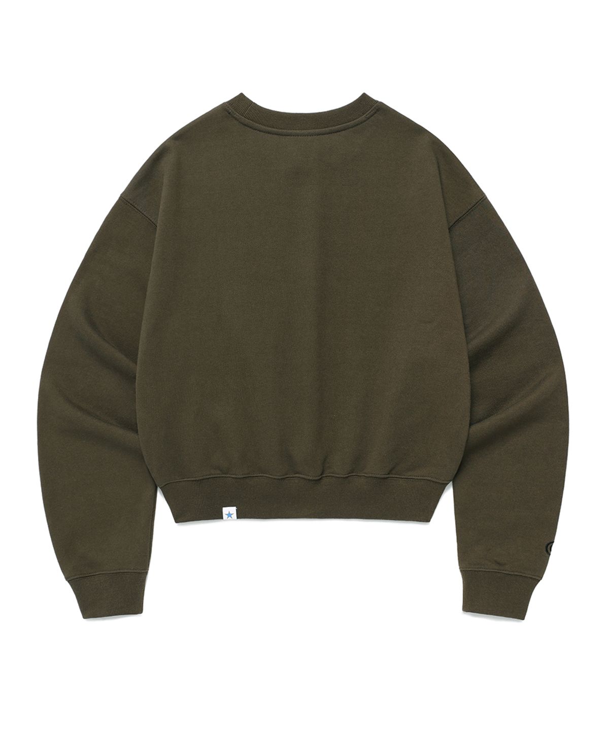 카비시(CAVISH) W CLASSIC ROSE SWEATSHIRT OLIVE(CV2EFFM446A)