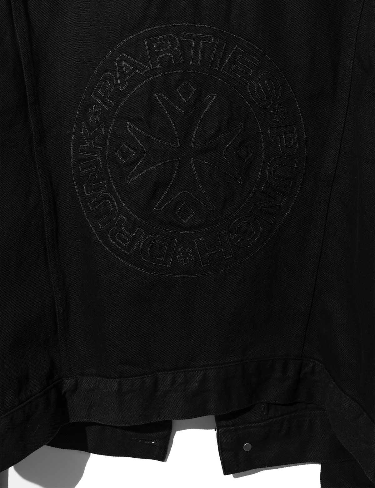 펀치드렁크파티즈(PUNCH DRUNK PARTIES) Misfits Trucker Jacket (BLACK)