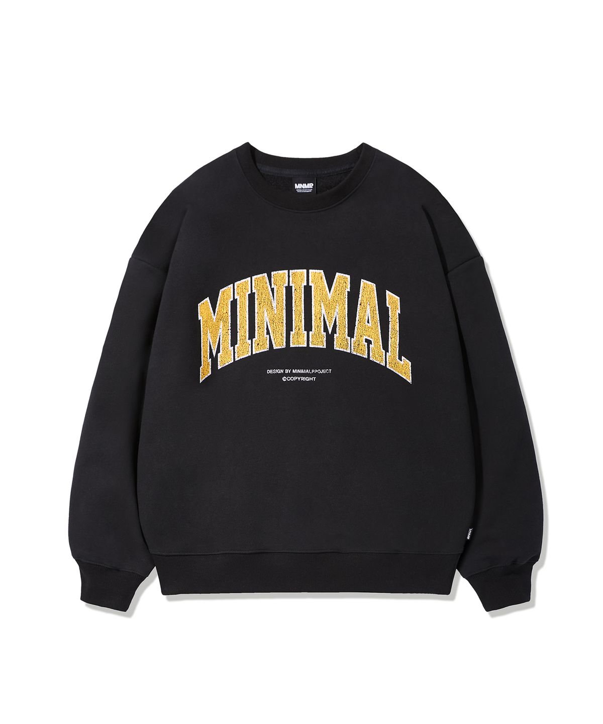 미니멀프로젝트(MINIMALPROJECT) MNMP 크랙나염 맨투맨 MMT132-X [BLACK]