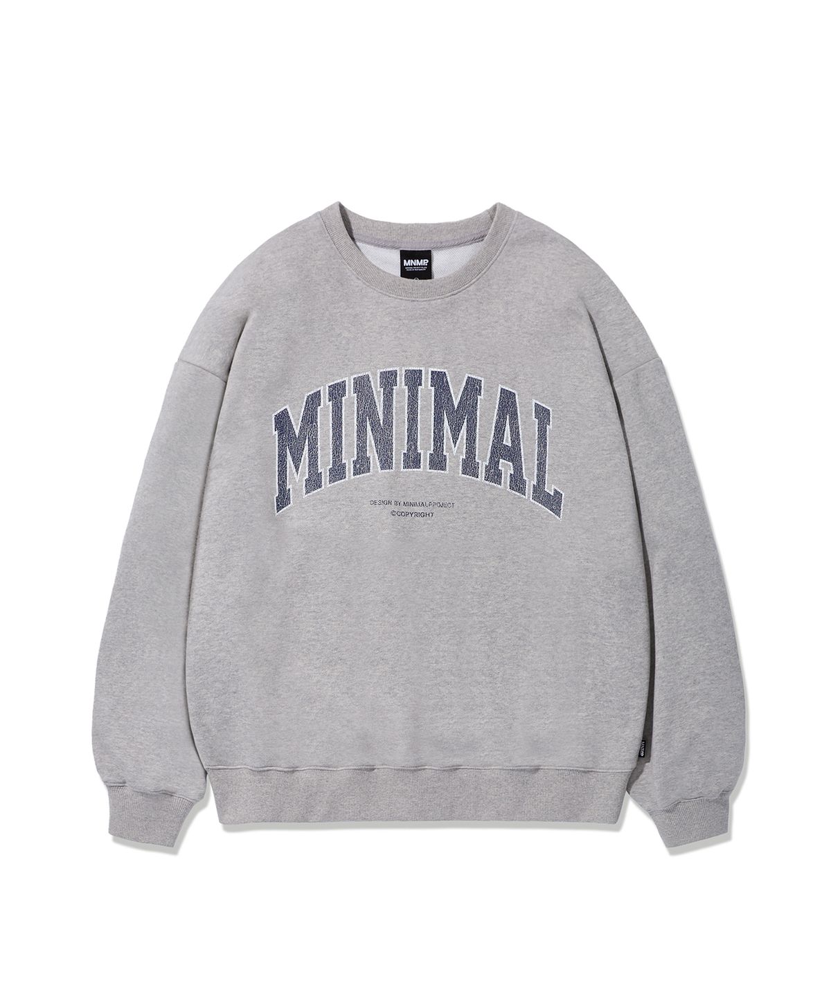 미니멀프로젝트(MINIMALPROJECT) MNMP 크랙나염 맨투맨 MMT132-X [GRAY]