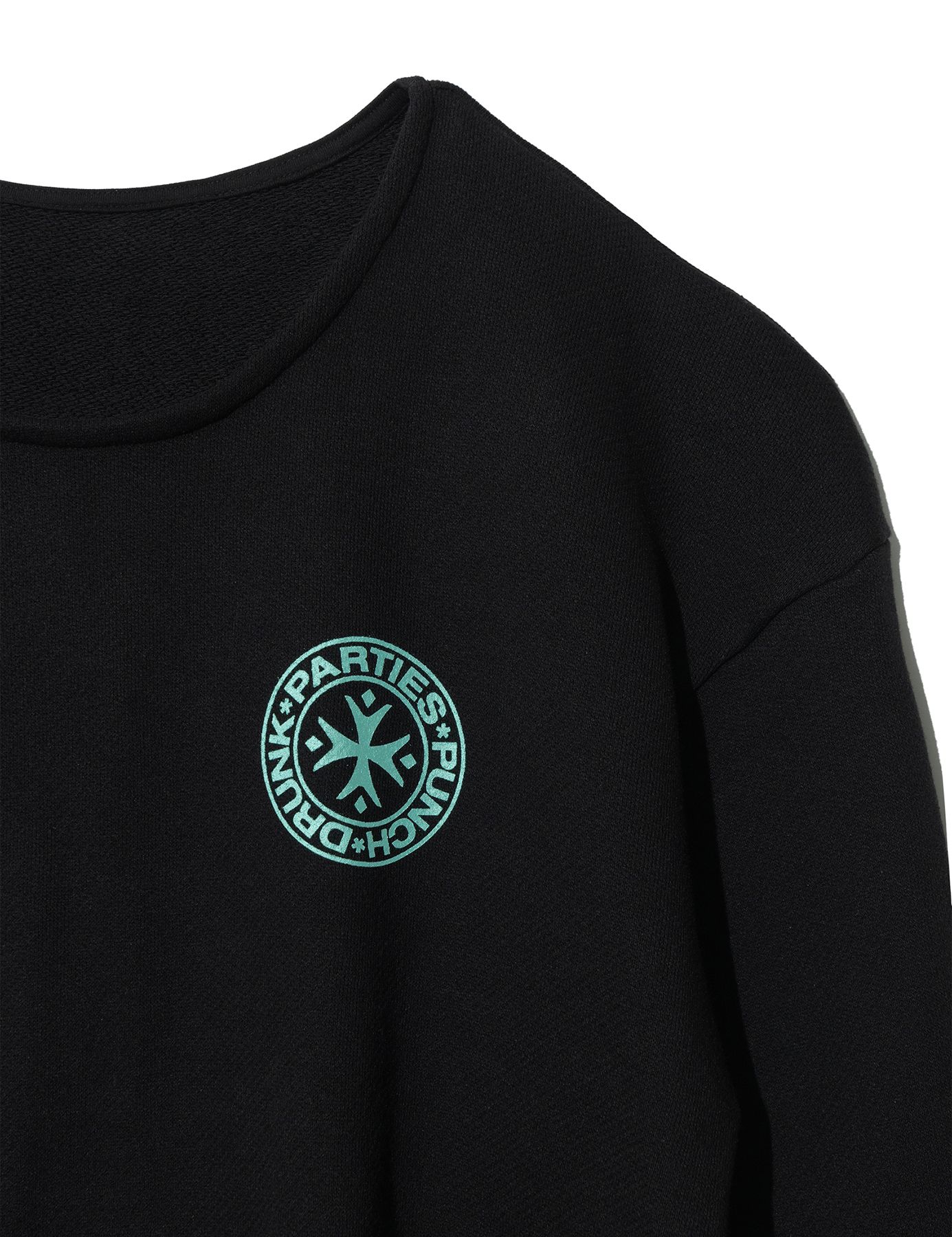 [Punch Drunk Parties]Logo Longsleeve Black★韓国大人気 펀치드렁크파티즈(PUNCH DRUNK PARTIES) Logo Longsleeve (BLACK