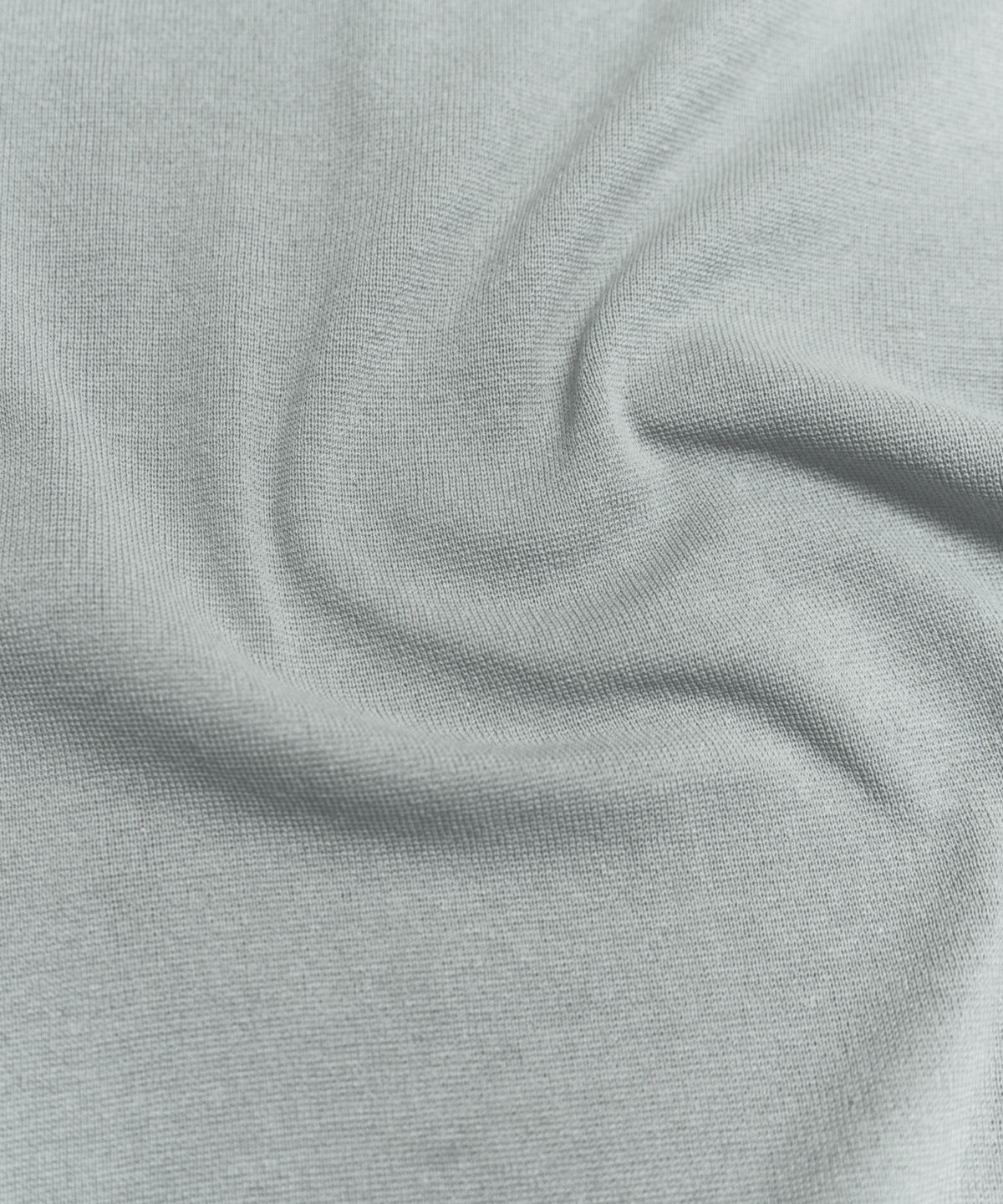비르반테(BIRBANTE) 밀라노 워셔블 라운드 니트 - 스카이 그레이