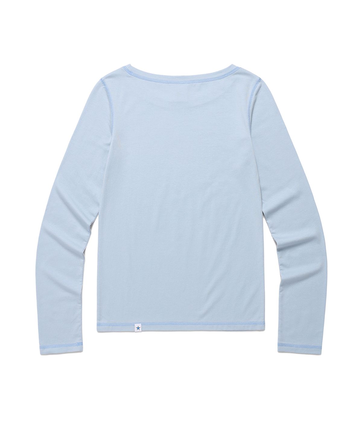 카비시(CAVISH) W ROSE LS TEE BLUE(CV2EFFT555A)