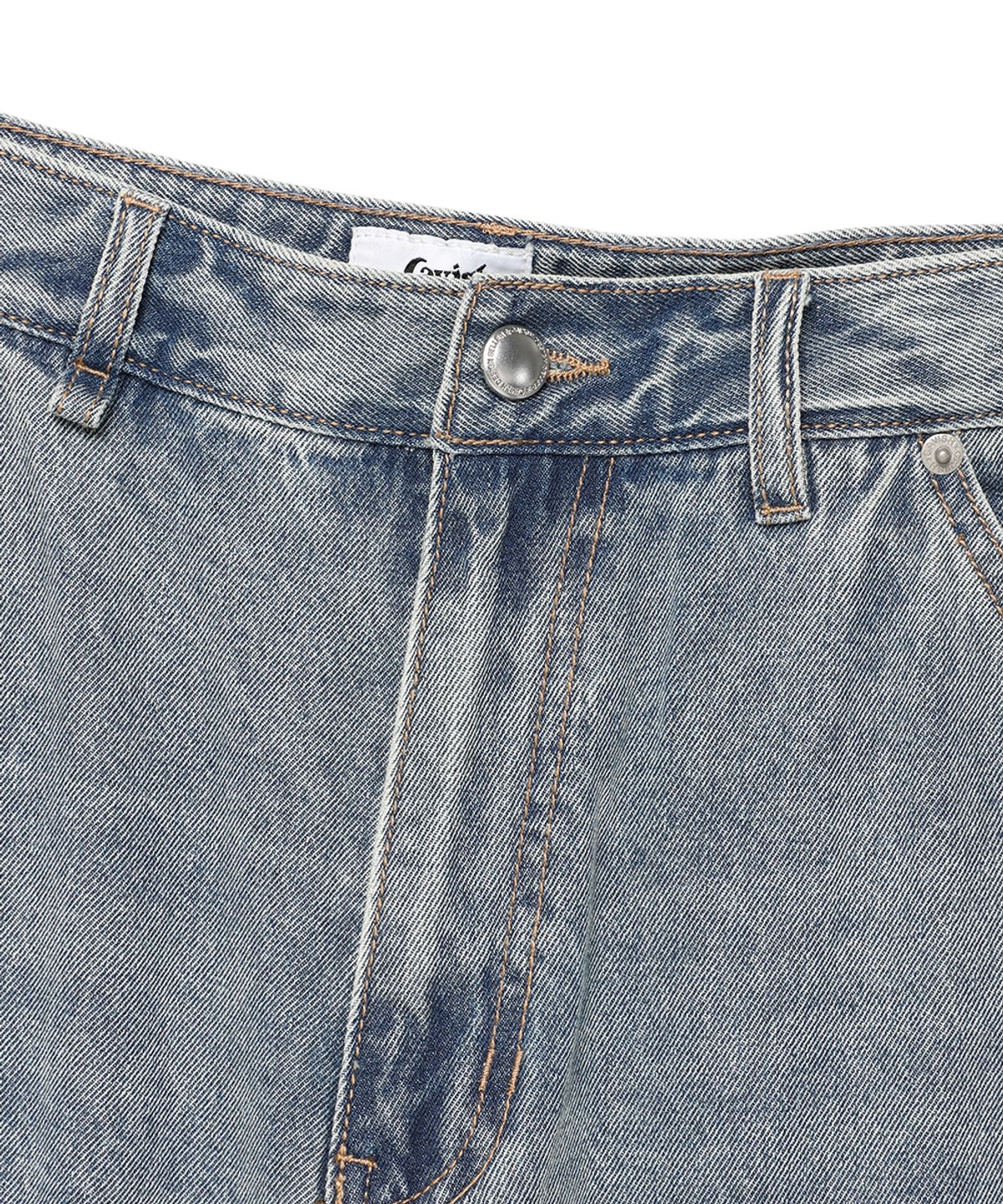 카비시(CAVISH) DOUBLE KNEE CARPENTER DENIM PANTS BLUE(CV2EFUD113A)