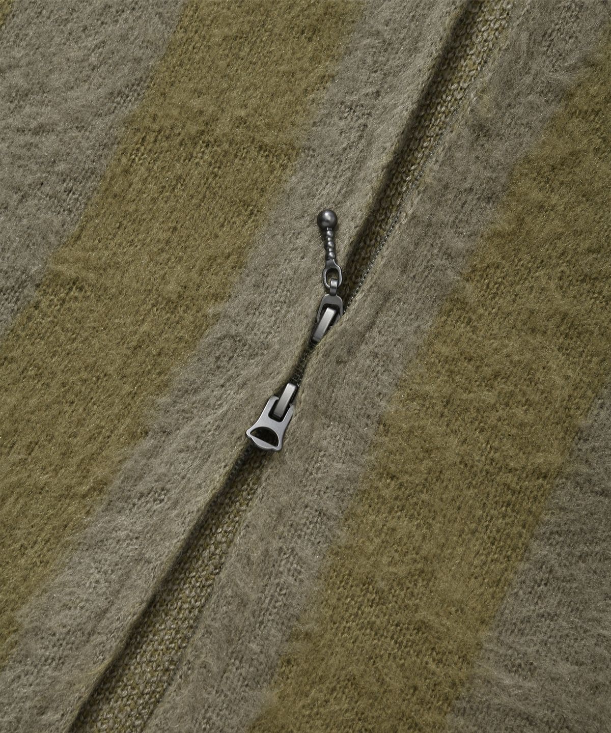 비전스트릿웨어(VISION STREETWEAR) VSW Washable Brushed 2way Zip Up Khaki Gray