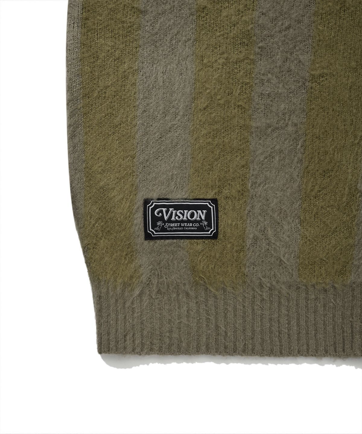 비전스트릿웨어(VISION STREETWEAR) VSW Washable Brushed 2way Zip Up Khaki Gray