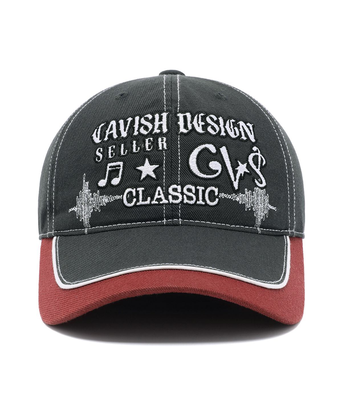 카비시(CAVISH) SONIC WAVE BALL CAP GREY(CV2EFUAB21A)