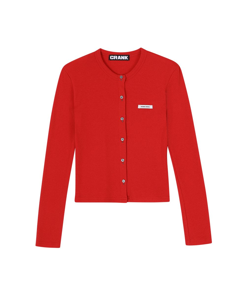 CRANK KNIT STUD CARDIGAN セットアップ CRANK】KNIT STUD BUTTON CARDIGAN | OUR BRAND,CRANK