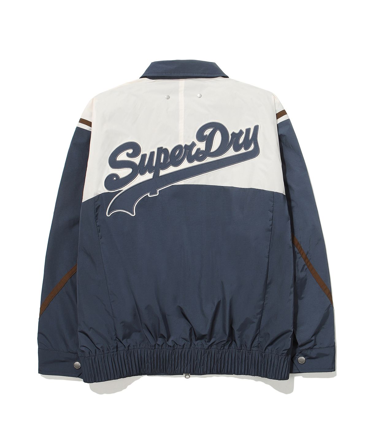 슈퍼드라이(SUPERDRY) 컬러 블록 나일론 플라이트 자켓 TYPE 01 다크블루