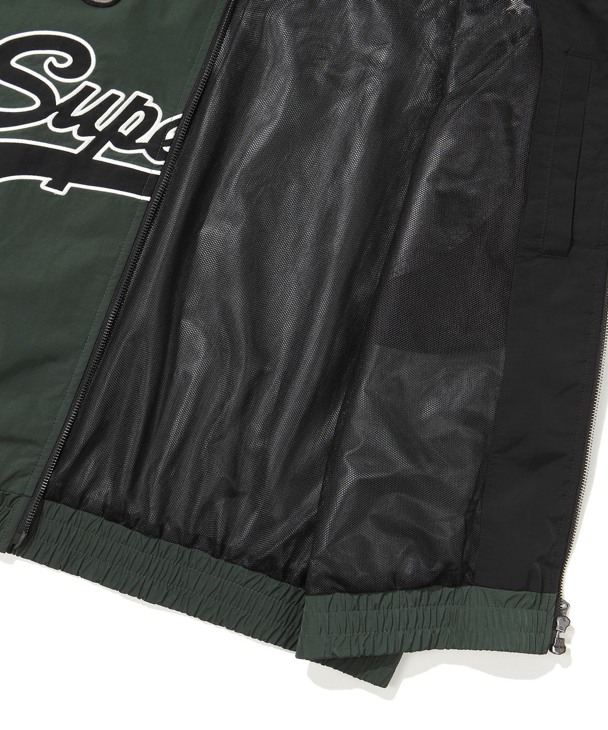 슈퍼드라이(SUPERDRY) 컬러 블록 나일론 플라이트 자켓 TYPE 02 그린
