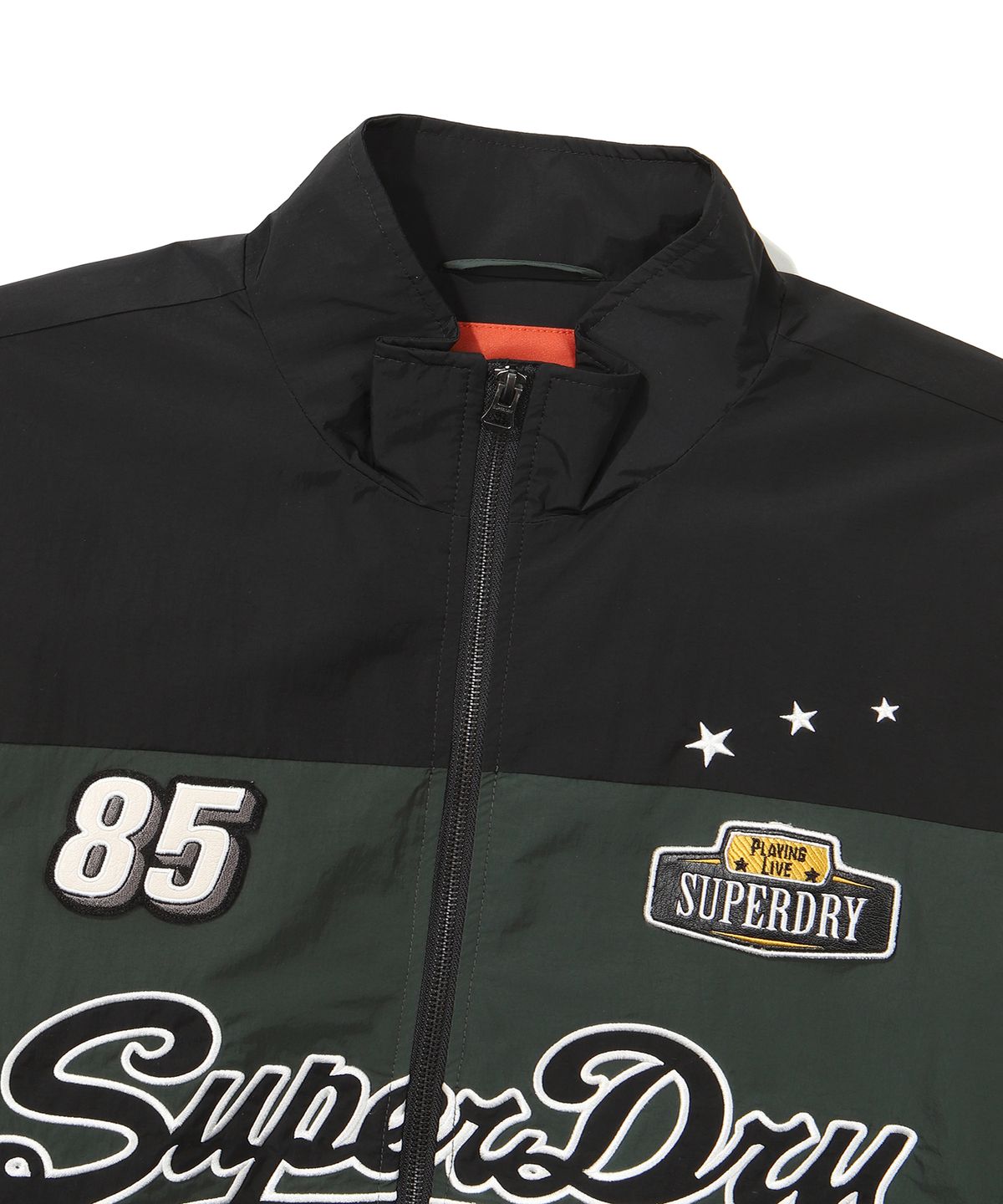 슈퍼드라이(SUPERDRY) 컬러 블록 나일론 플라이트 자켓 TYPE 02 그린