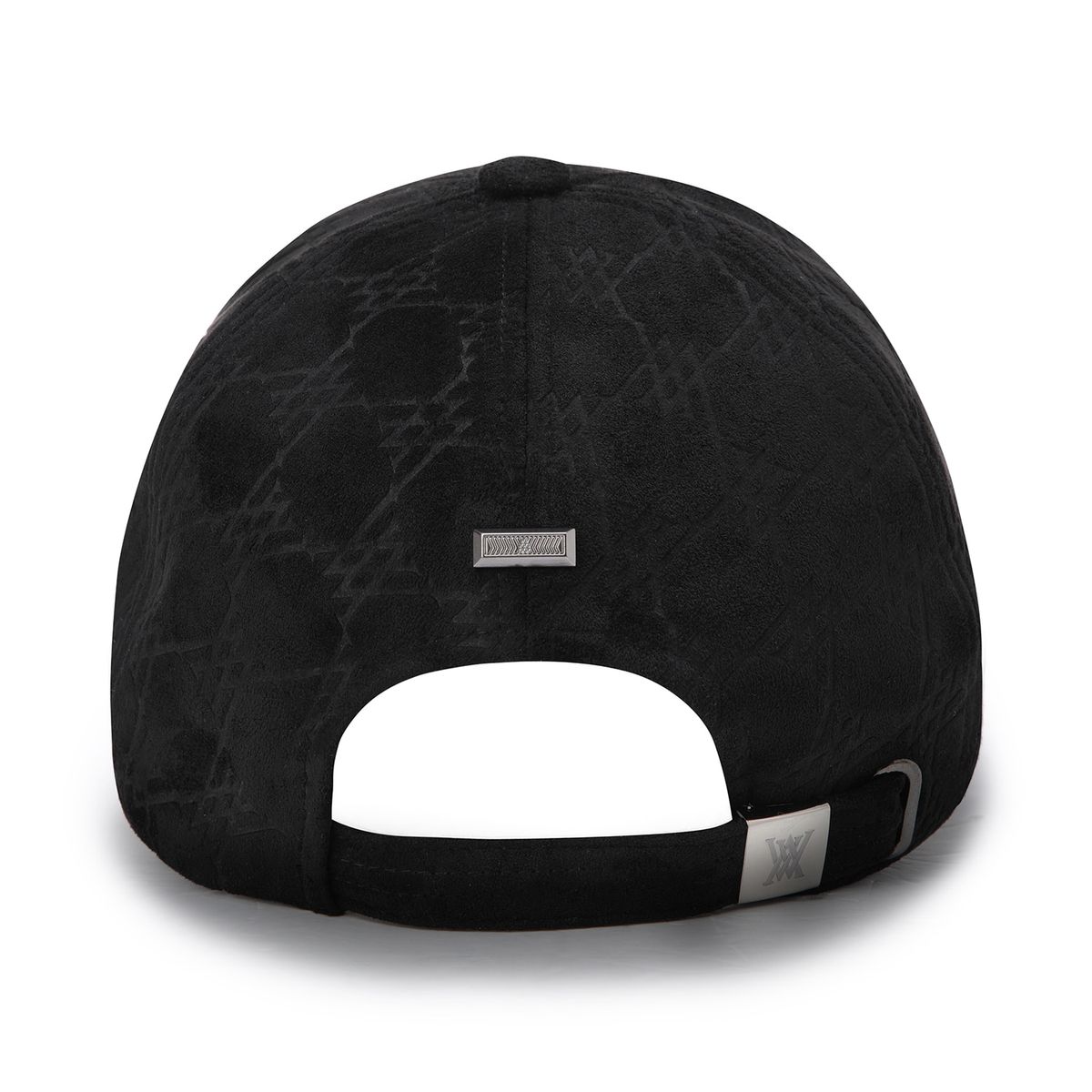 어뉴골프(ANEW GOLF) (U) MONOGRAM SUEDE BALLCAP_BK