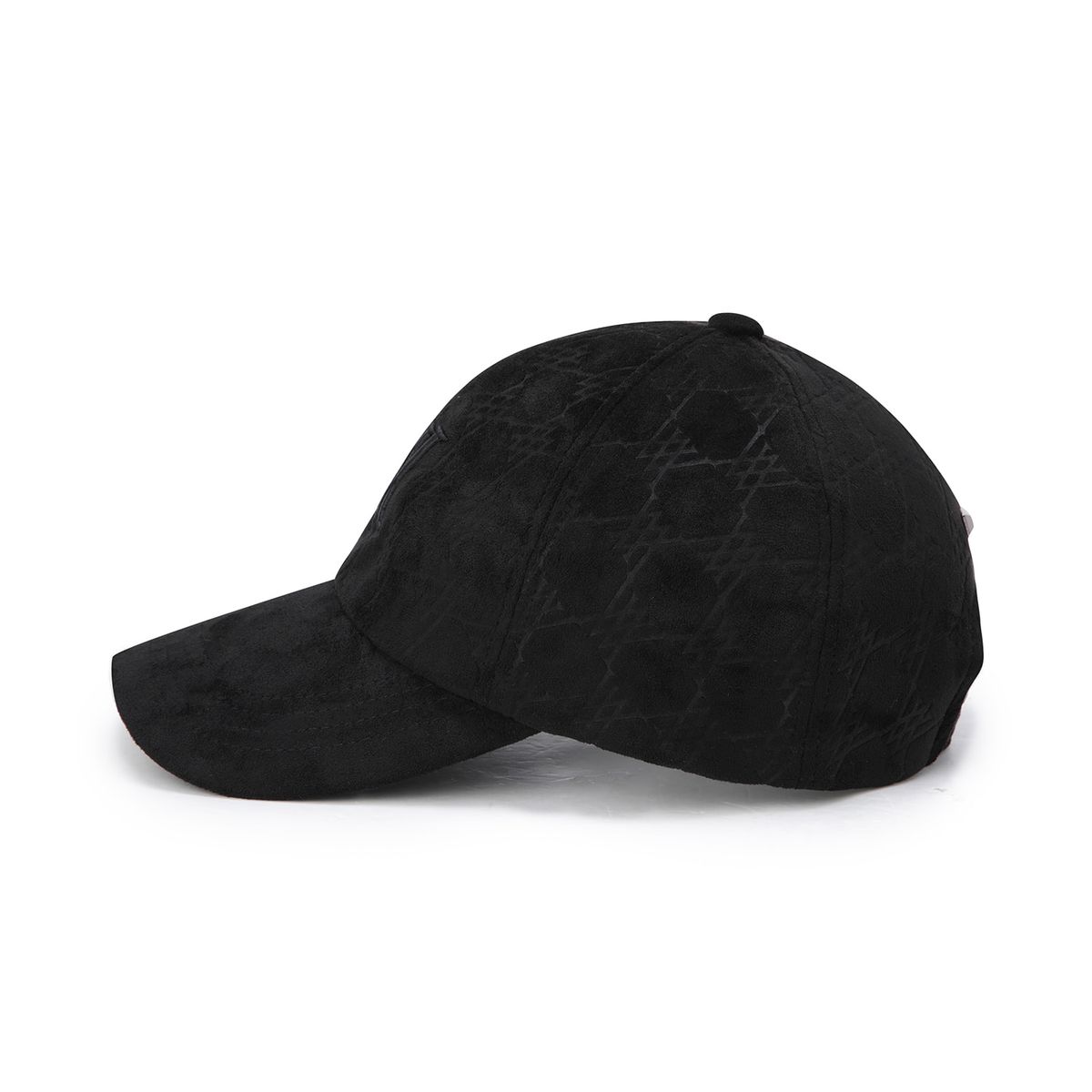 어뉴골프(ANEW GOLF) (U) MONOGRAM SUEDE BALLCAP_BK