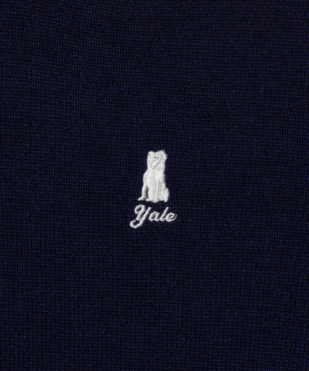 예일(YALE) 우먼즈 컴포트 울 라운드 니트_네이비