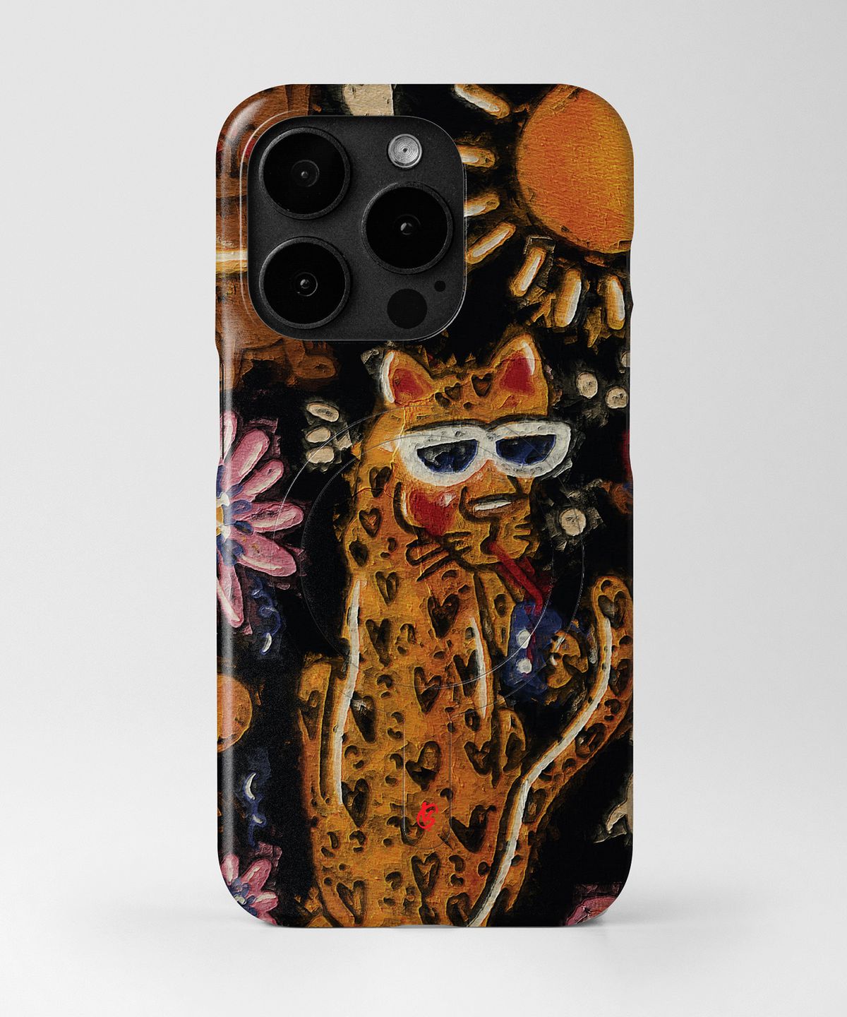 기키(GEEKY) [맥세이프 하드케이스] Leopard Resting in the Jungle