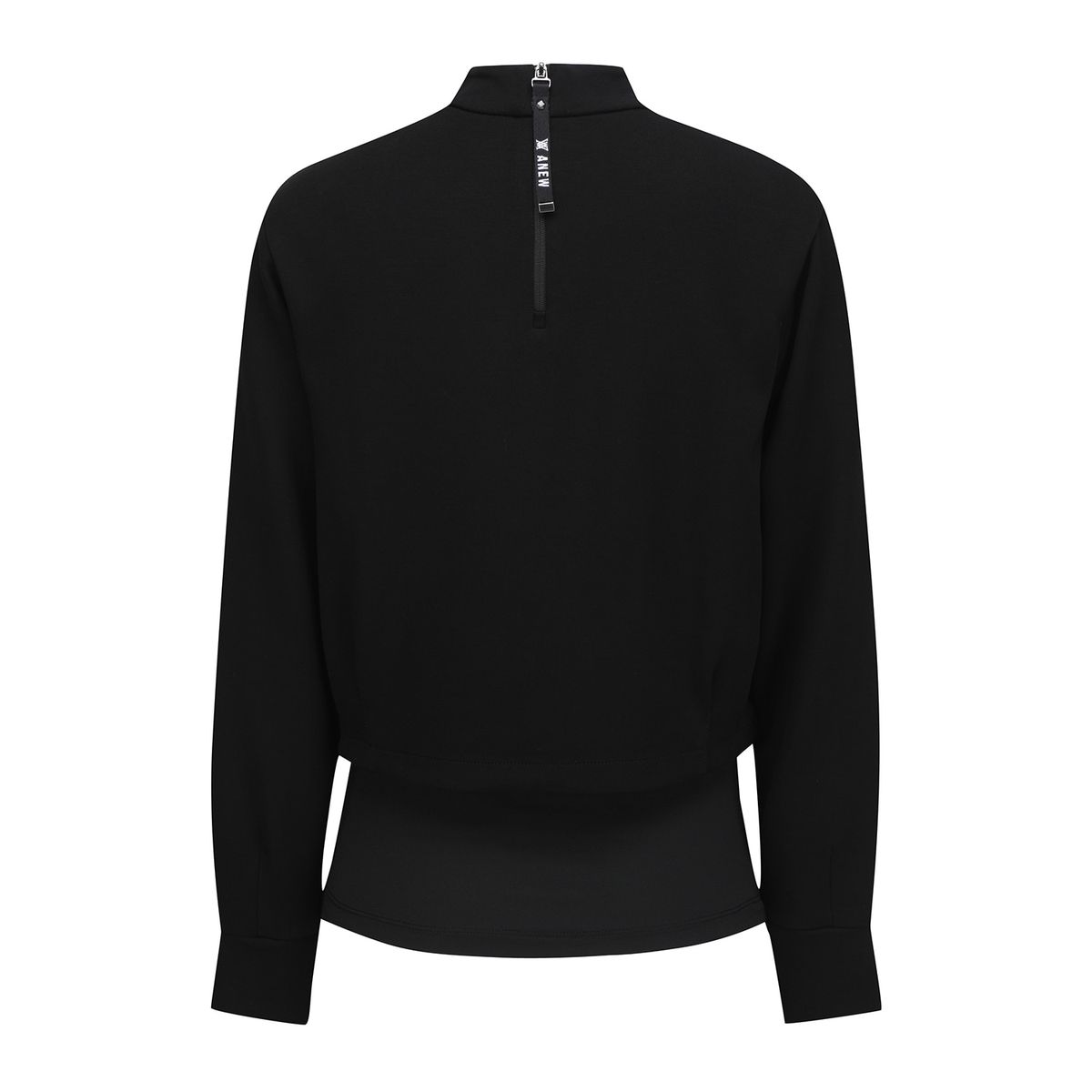 어뉴골프(ANEW GOLF) LAYERD MOCK NECK L/TS_BK