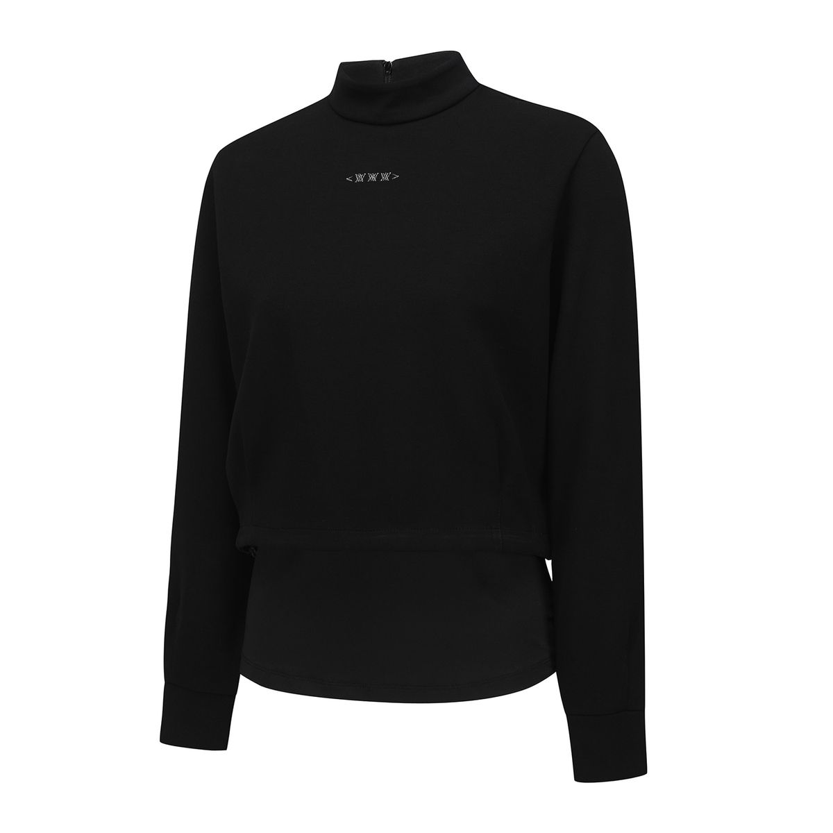어뉴골프(ANEW GOLF) LAYERD MOCK NECK L/TS_BK