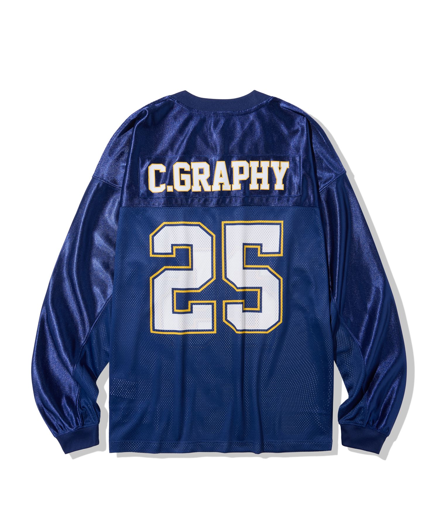☆CODEGRAPHY☆RUGBY MESH JERSEY LONG SLEEVE MUSINSA | Codegraphy Rugby Mesh Jersey Long Sleeve_White