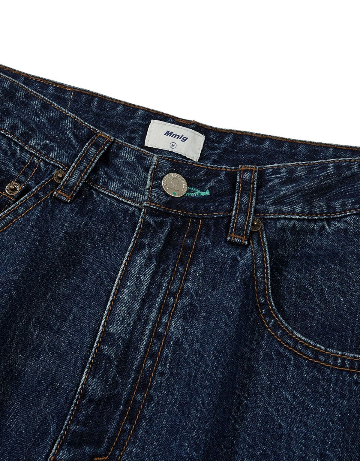 엠엠엘지(MMLG) [Mmlg] MM AUTHENTIC DENIM PANTS (DEEP BLUE)