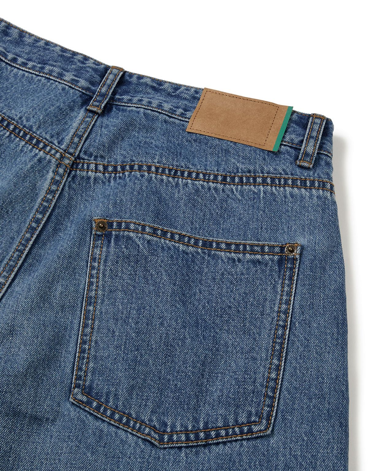 엠엠엘지(MMLG) [Mmlg] MM AUTHENTIC DENIM PANTS (MID BLUE)