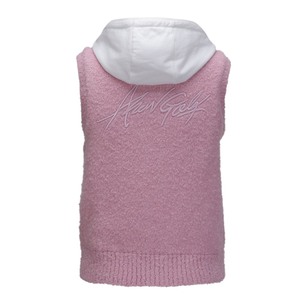 어뉴골프(ANEW GOLF) W HOODIE KNIT ZIP-UP VEST_PI