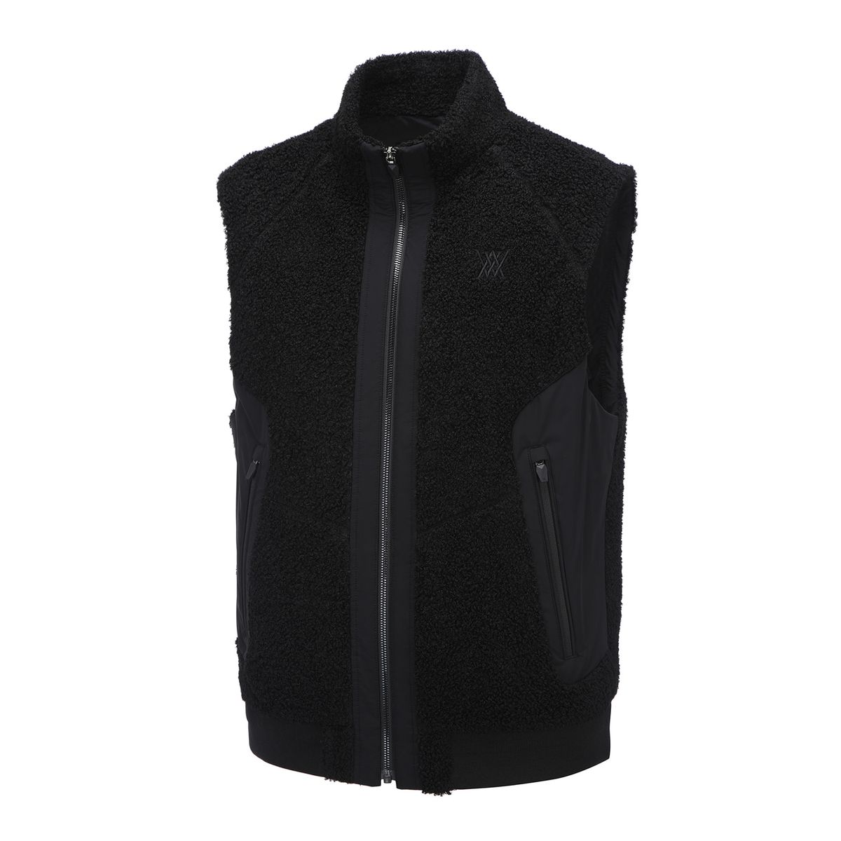 어뉴골프(ANEW GOLF) M INCISION FLEECE VT_BK
