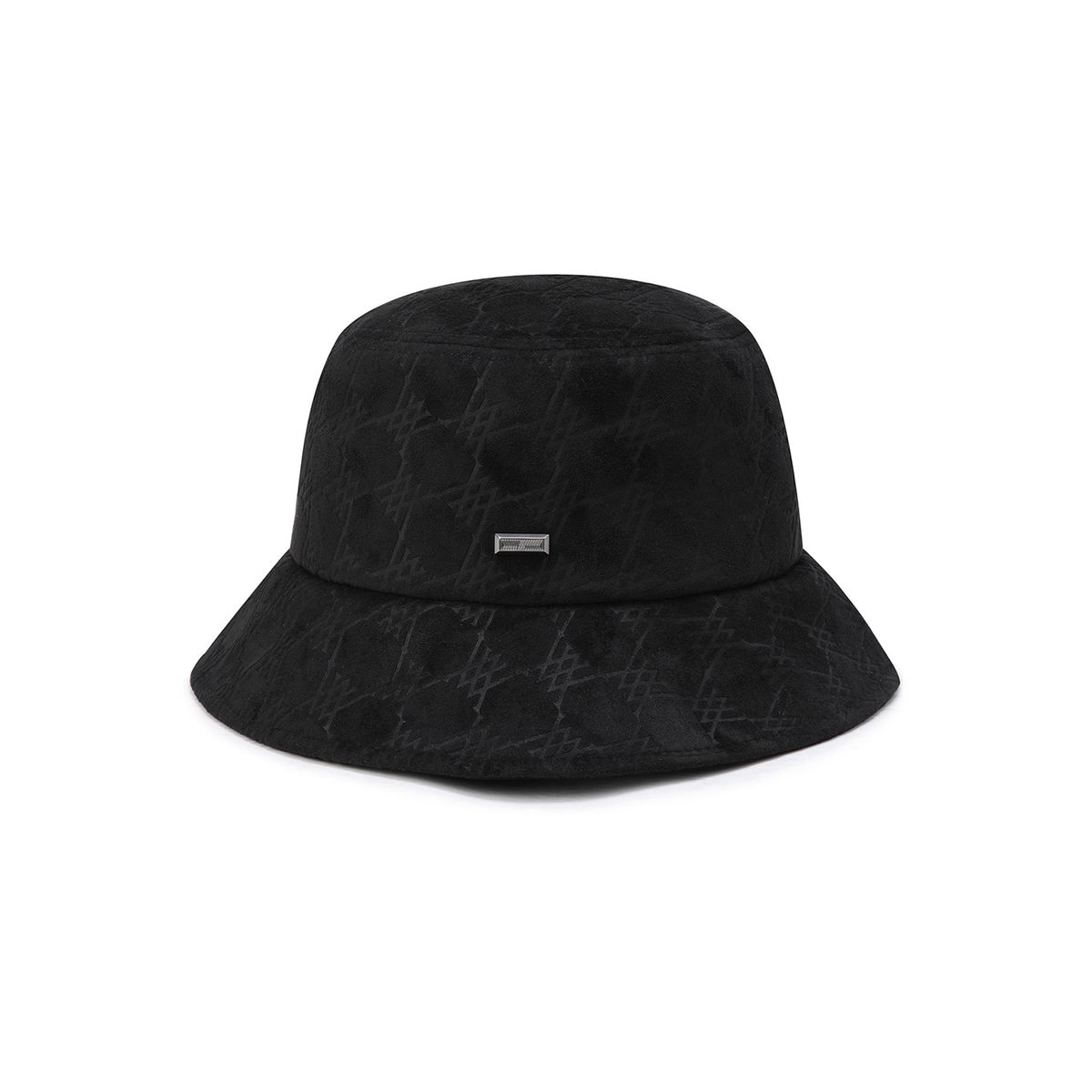 어뉴골프(ANEW GOLF) (U) MONOGRAM SUEDE BUCKETHAT_BK