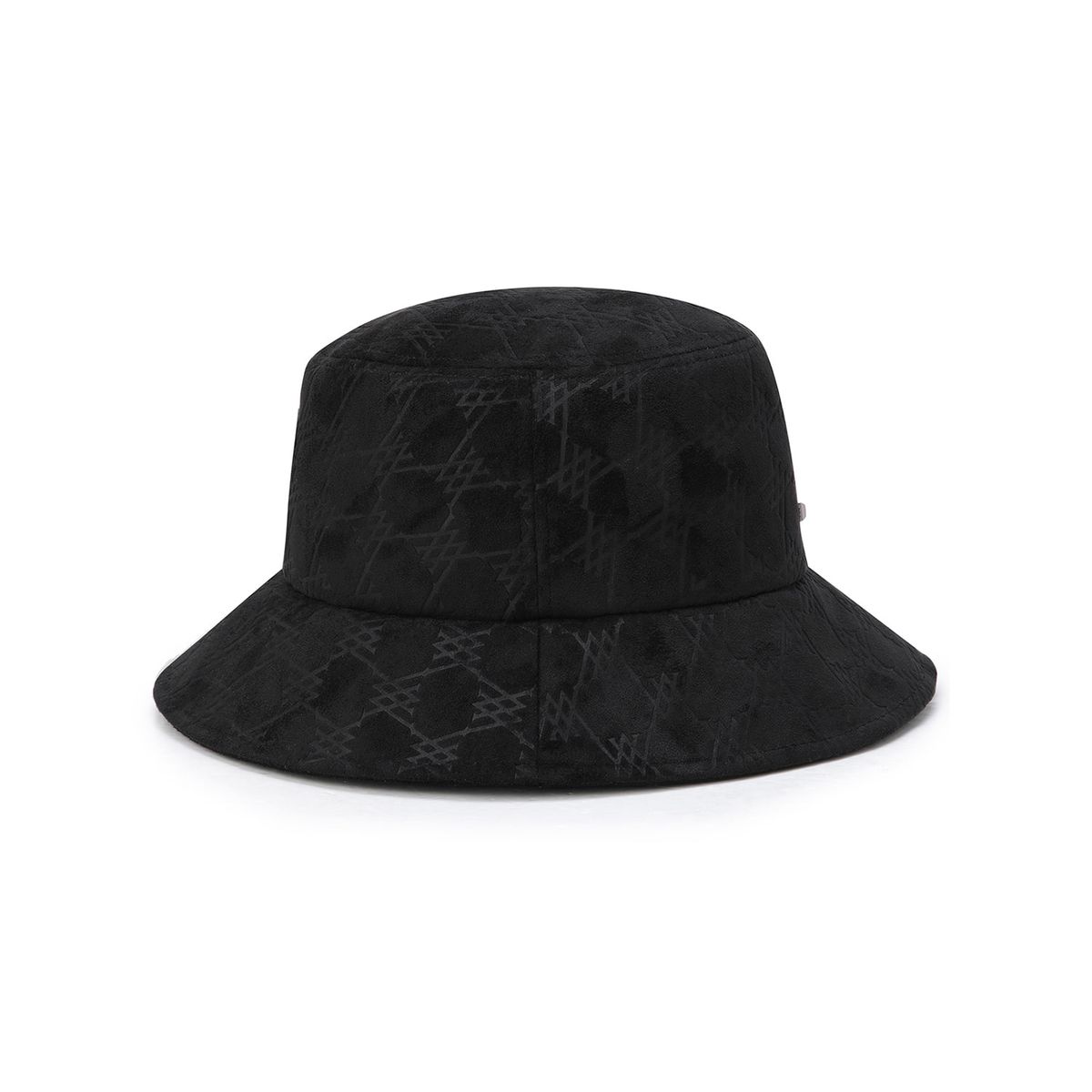 어뉴골프(ANEW GOLF) (U) MONOGRAM SUEDE BUCKETHAT_BK