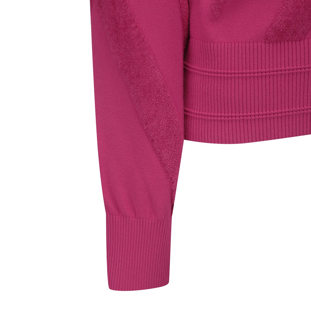 어뉴골프(ANEW GOLF) W BIG LOGO INTARSIA ZIP-UP CARDIGAN_PI