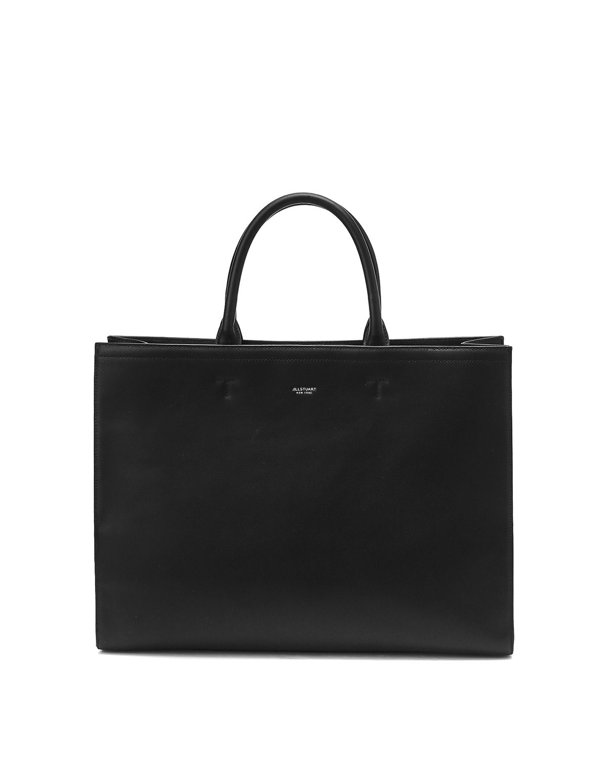 질스튜어트 맨 액세서리(JILLSTUART MEN ACC) [ROGAN] 블랙 레더 심플 토트백