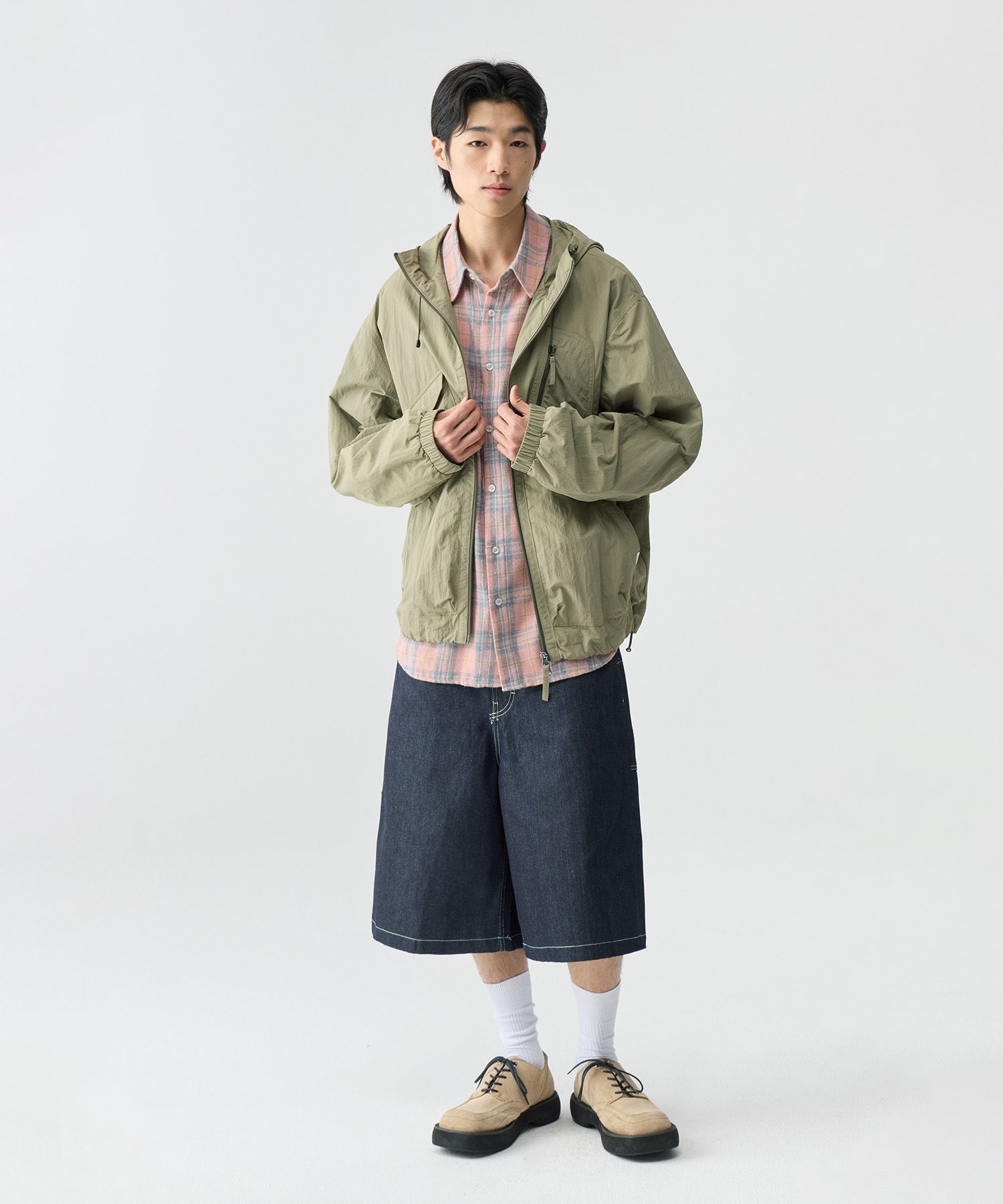 ★codegraphy★ Nylon Taslan Work Windbreaker Khaki MUSINSA | Codegraphy Nylon Taslan Work Windbreaker_Khaki