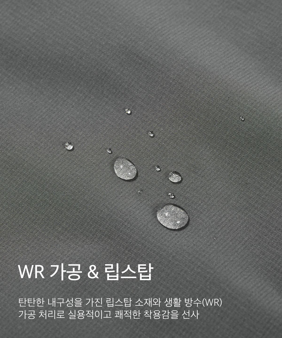 코드그라피(CGP) 배색 테크 후디 숏 자켓_차콜