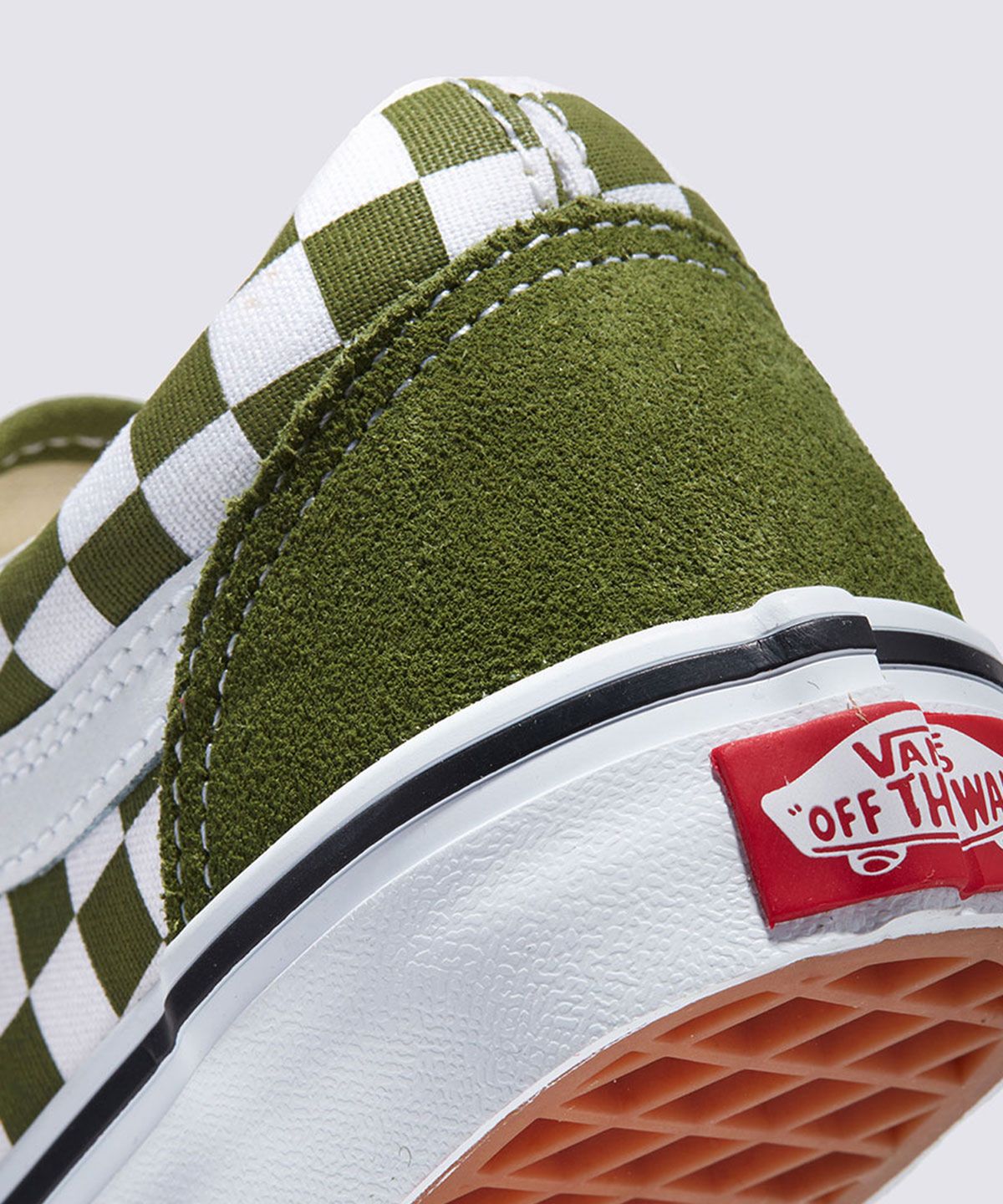 반스 키즈(VANS KIDS) 올드스쿨 벨크로 키즈 - (컬러 띠어리) 체커보드 페스토 / VN000CYWCIB1