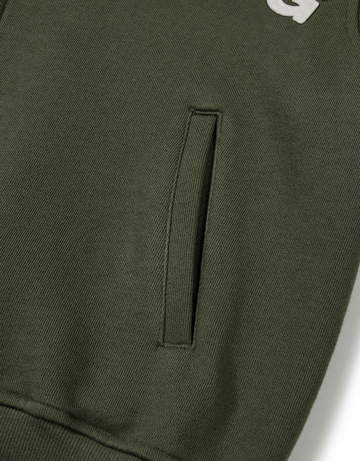 엠엠엘지(MMLG) [Mmlg] SHAWL COLLAR SWEAT JUMPER (MOSS KHAKI)