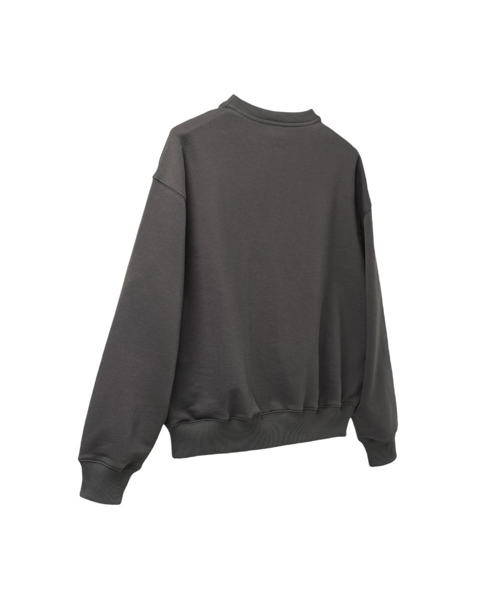 opening project アイデンティティ スウェットシャツ チャコール MUSINSA公式 | OPENING PROJECT W Identity Sweatshirt - Charcoal