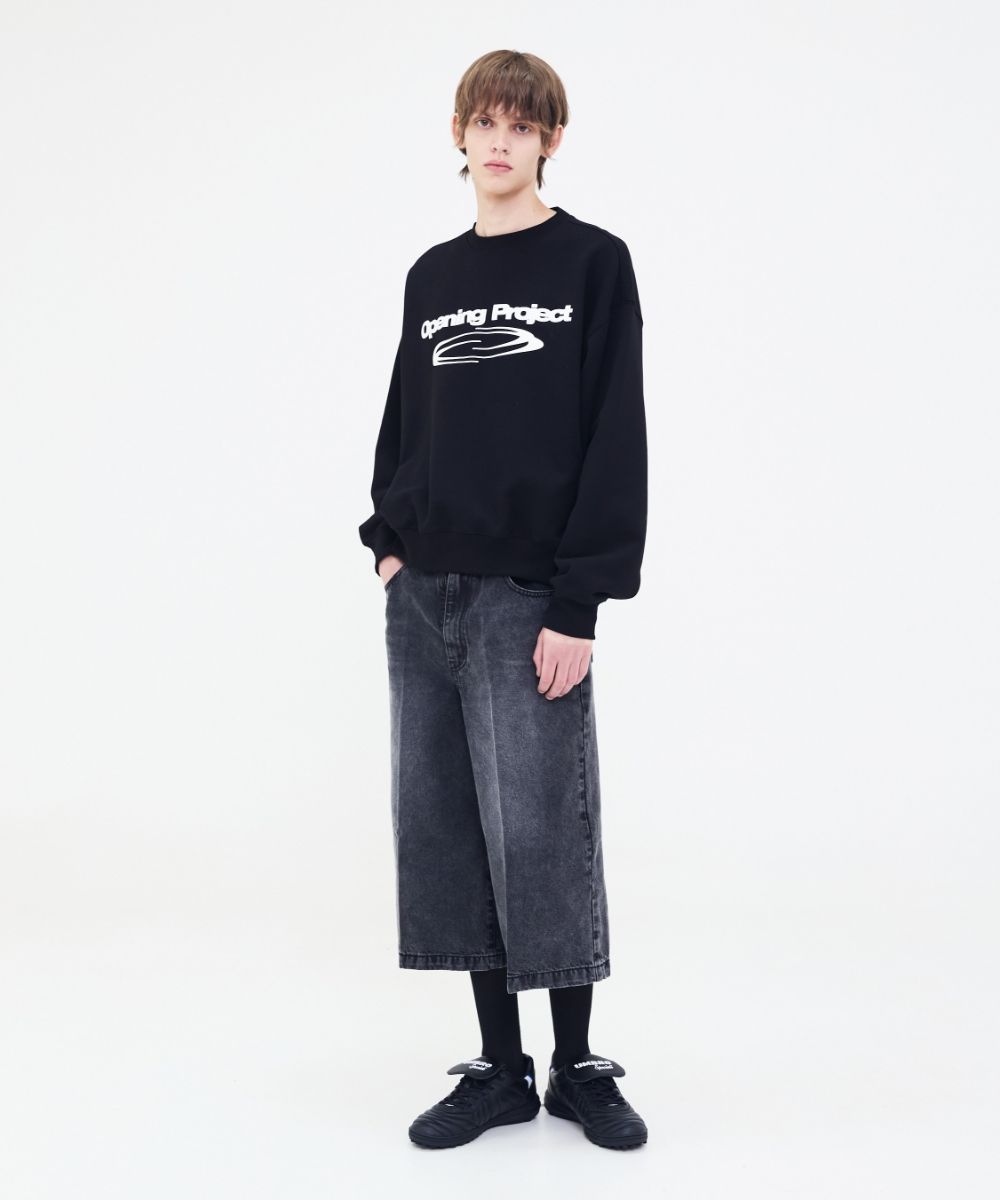 【Opening Project】 Identity Sweatshirt /追跡付 MUSINSA公式 | OPENING PROJECT Identity Sweatshirt - Black