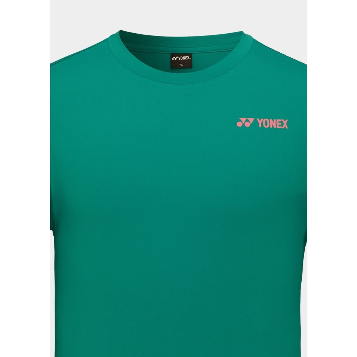 요넥스(YONEX) 249TR007M 멜란지 그린/세이지 그린 남성용 브랜드 로고 반팔 티셔츠