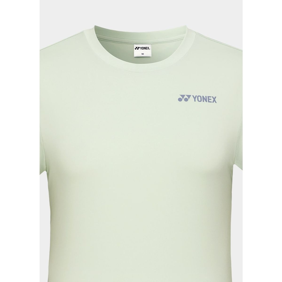 요넥스(YONEX) 249TR008F 멜란지 그린/세이지 그린 여성용 브랜드 로고 반팔 티셔츠