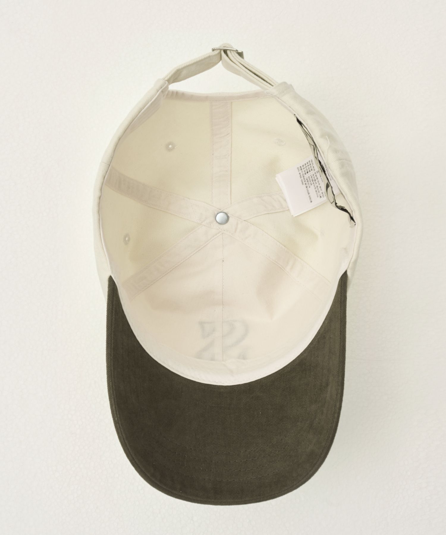 MUSINSA公式 | SATUR Vintage casual ball cap ivory brown