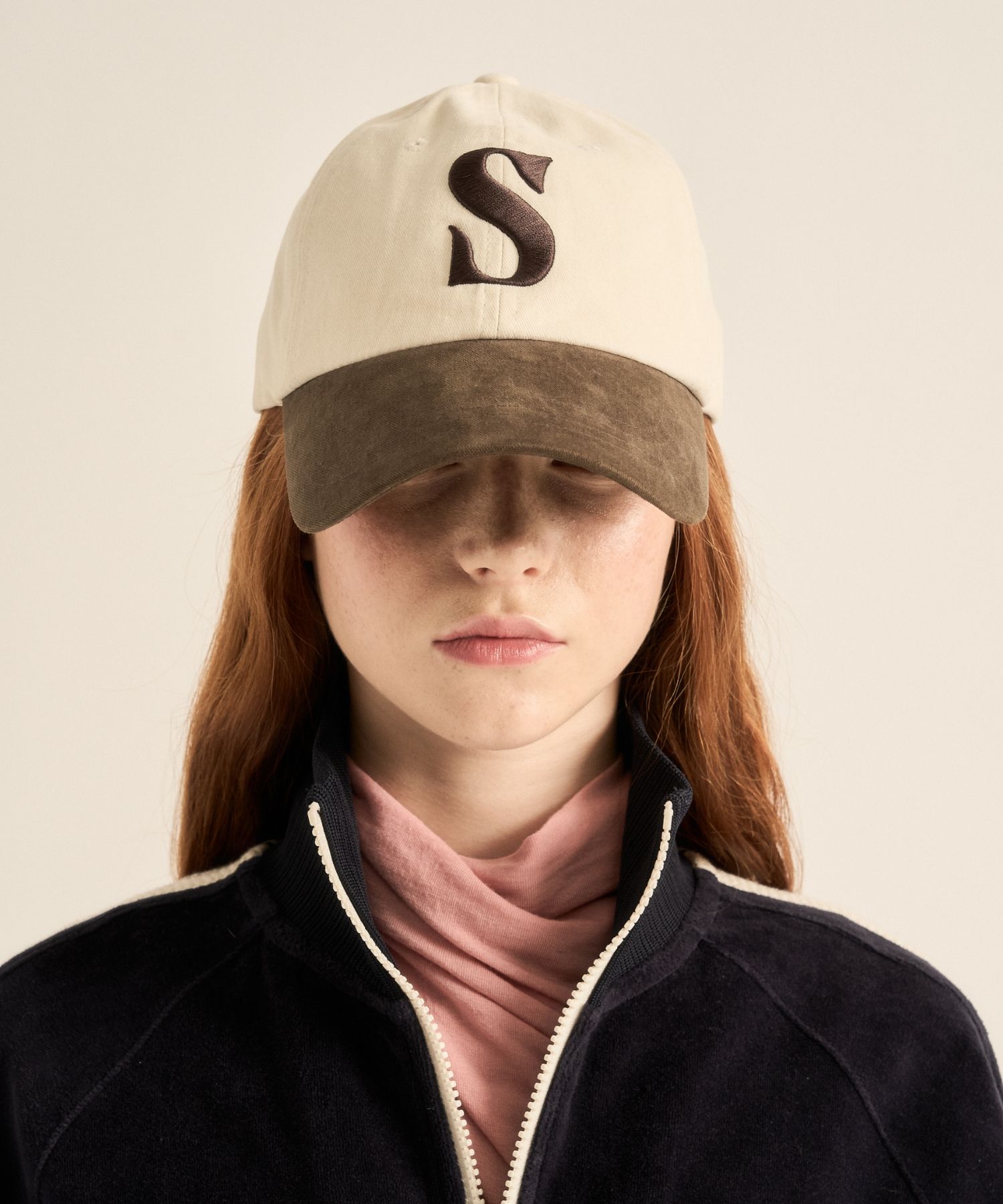 キャップ SATUR Vintage Casual Ball Cap Ivory Brown MUSINSA公式 | SATUR Vintage casual ball cap ivory brown