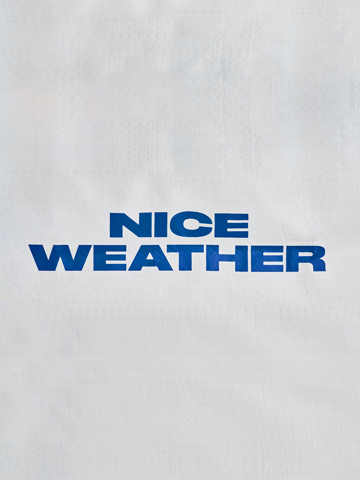 나이스웨더(NICEWEATHER) N.W 마켓백 (화이트)