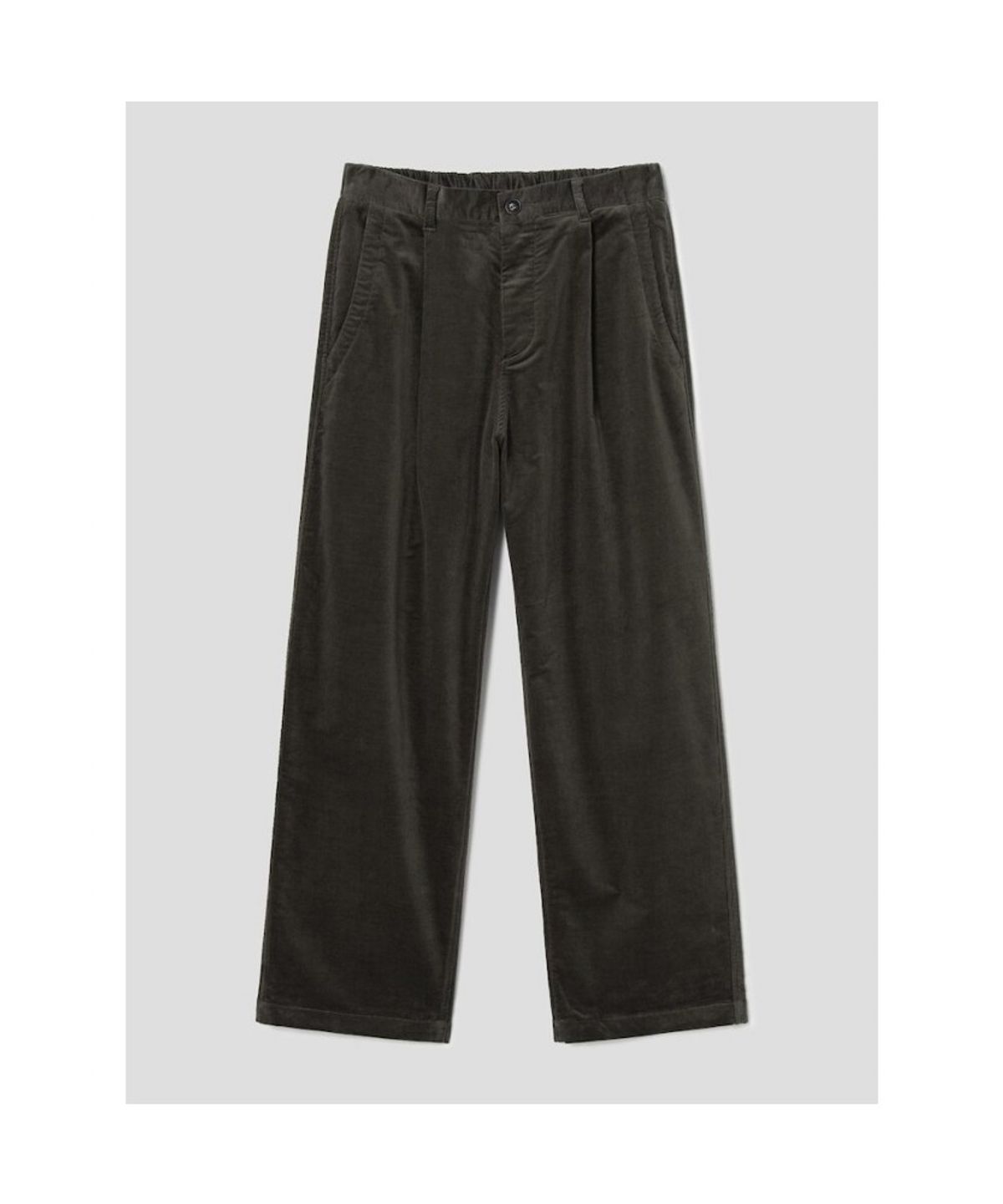 시프트지(SHIFT.G) Wide Fit Corduroy Pants  Ash