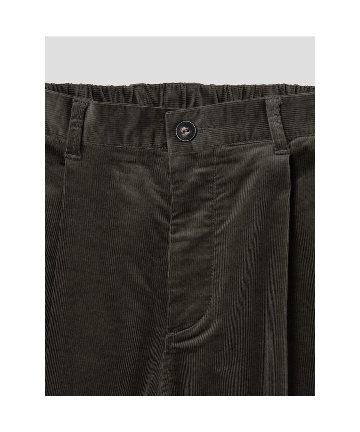시프트지(SHIFT.G) Wide Fit Corduroy Pants  Ash