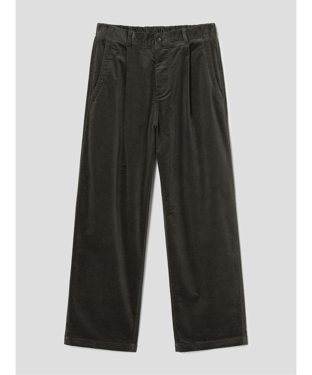 시프트지(SHIFT.G) Wide Fit Corduroy Pants  Ash
