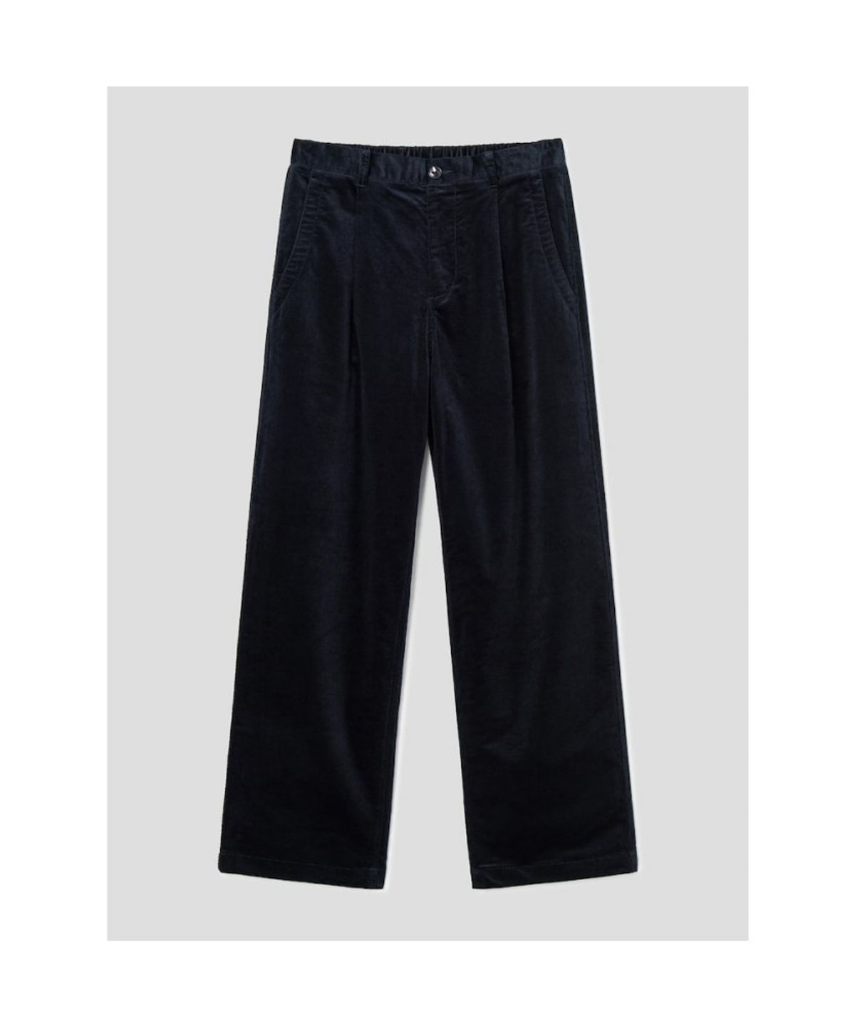 시프트지(SHIFT.G) Wide Fit Corduroy Pants  Navy
