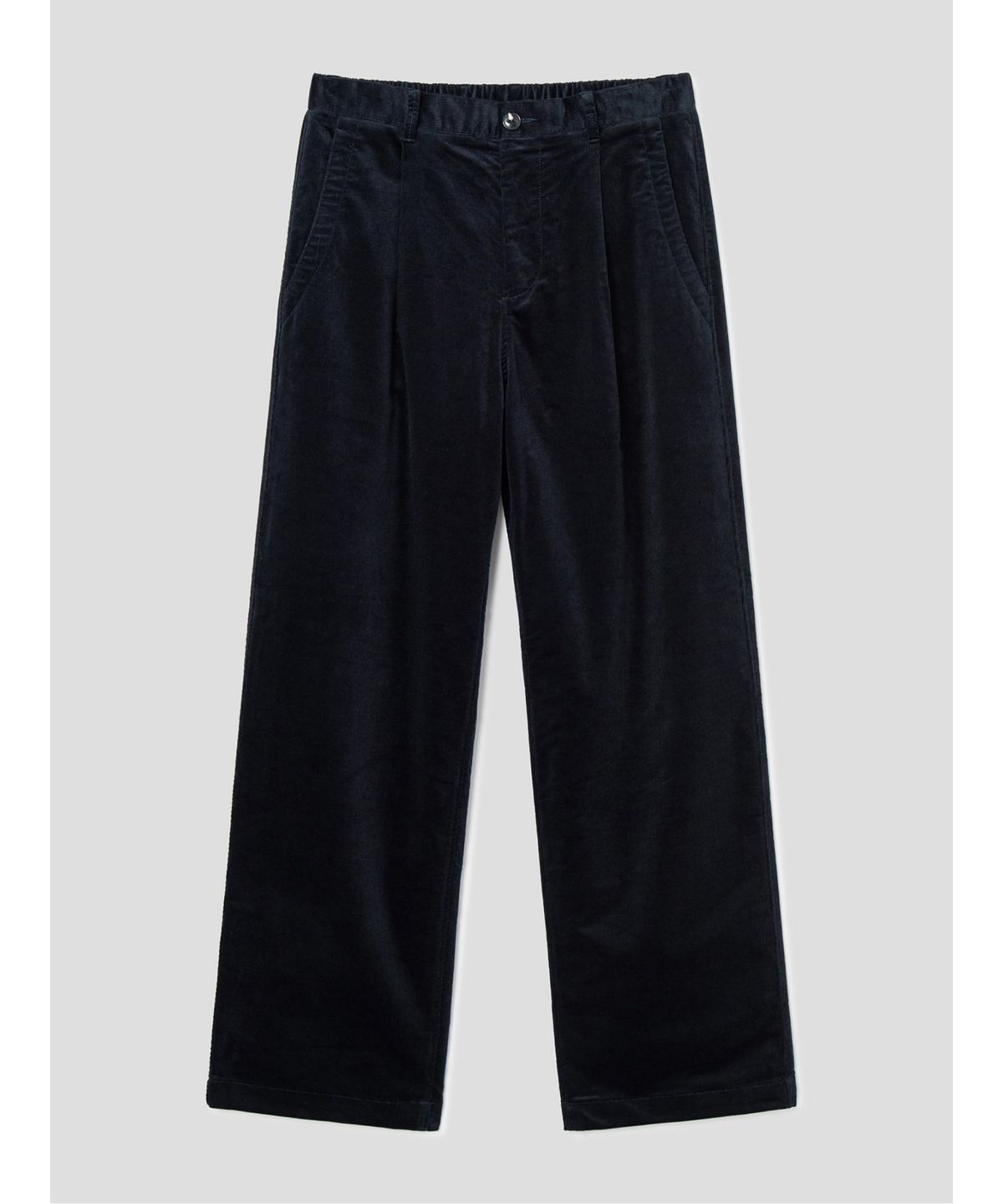 시프트지(SHIFT.G) Wide Fit Corduroy Pants  Navy