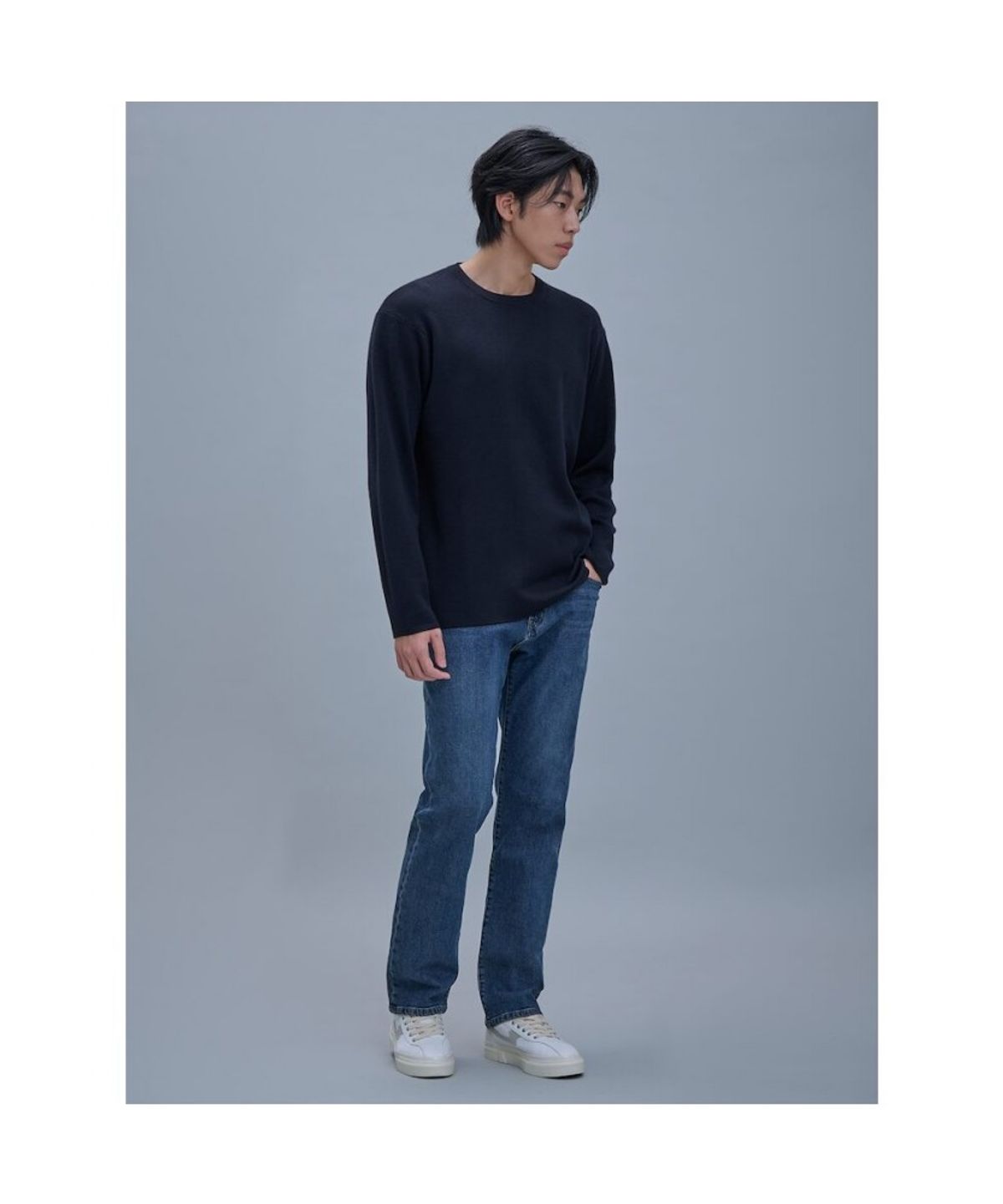 시프트지(SHIFT.G) Straight Denim Pants  Blue